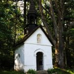 Vysvěcená kaplička sv. Huberta leží přímo v honitbě Radeč v lesní části